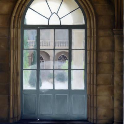 Le cloître 92 x 60 cm (vendu)