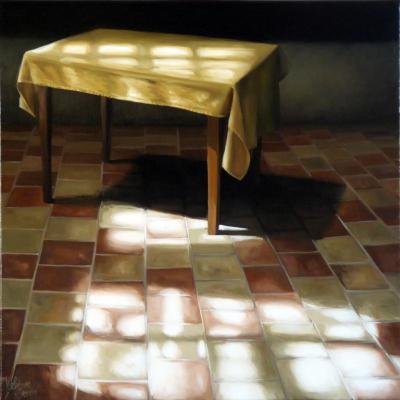 La table 50 x 50 cm (vendu)
