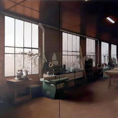 La Grande Menuiserie (diptyque)
													130 x 178 cm