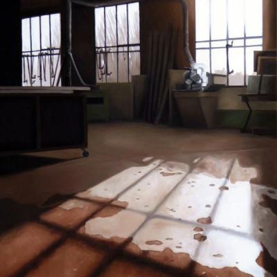 L'atelier de menuiserie - Les baies
													73 x 54 cm (vendu)