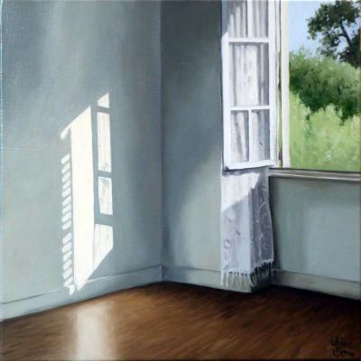 Soleil dans une pièce vide
													40 x 40 cm (vendu)