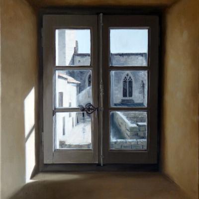 Vue sur l'église 46 x 38 (vendu)