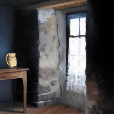 La chambrette (pot jaune) 55 x 46 (vendu)