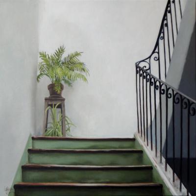 L'escalier de la scourtinerie 50 x 50 (vendu)