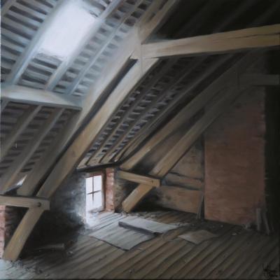 Le grenier vide 40 x 40