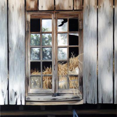 La fenêtre du fenil 61 x 46 (vendu)