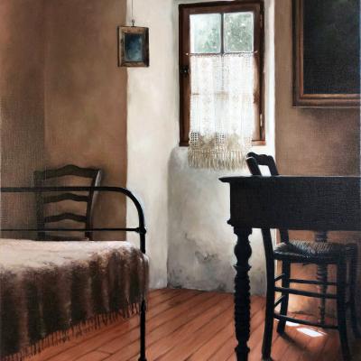 Chambre à St André - 73 x 54 cm (vendu)
