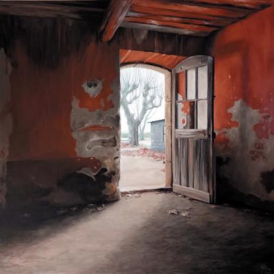 Le mas 80 x 80 cm (vendu)