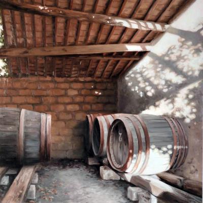 Chez Christophe 50 x 50 cm (vendu)