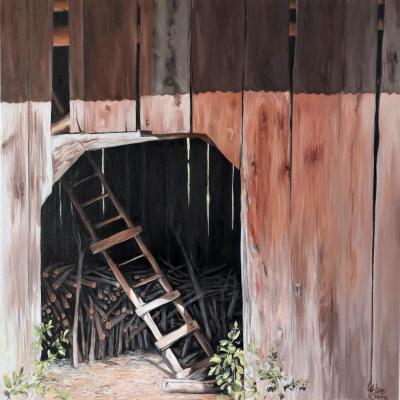 La grange Bonnavaux 50 x 50 cm