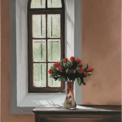 Les fleurs de la chapelle 55 x 33 cm