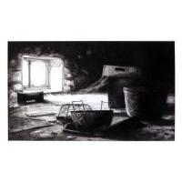 Grenier bourguignon - Les gamelles - 60 x 80 cm (encadré)