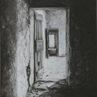 Vers le fenil 38 x 28 cm (vendu)