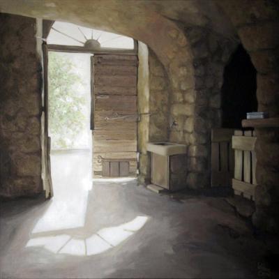 Entrée filature II - 50 x 50 cm (vendu)