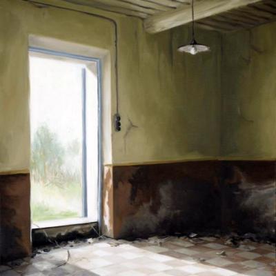 L'entrée - Mas à Salon - 46 x 38 cm (vendu)