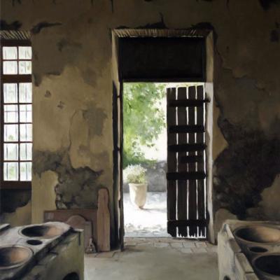 La filature - Pot d'Anduze - 73 x 54 cm (vendu)