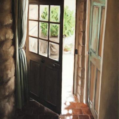 Descente au jardin - 55 x 33 (vendu)