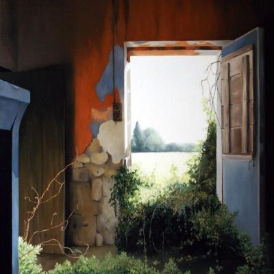 Le mas abandonné - 100 x 73 cm (vendu)