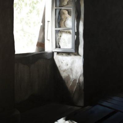 Le volet cassé - 100 x 65 cm (vendu)