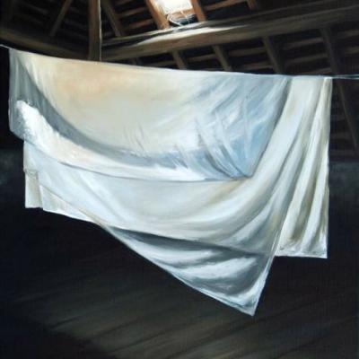Les draps du grenier - 55 x 33
