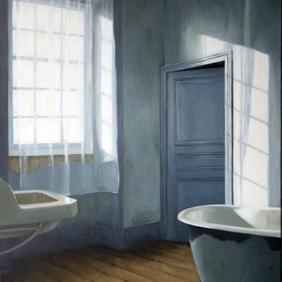 Salle de bain de Treignac - 73 x 54 cm (vendu)