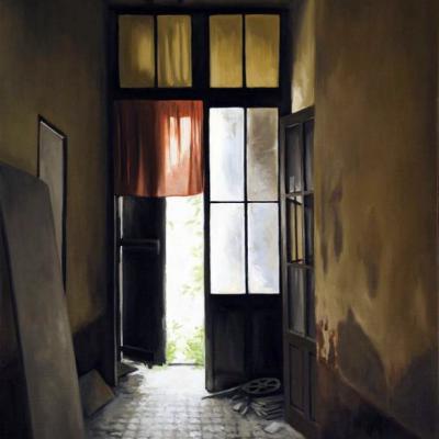 Vers le jardin - 73 x 54 cm (vendu)