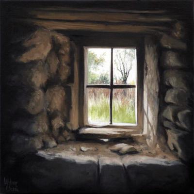 Fenêtre Aveyron - 30 x 30 cm (vendu)