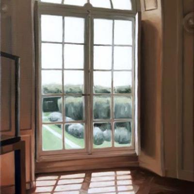 Fenêtre du musée I - 60 x 30 cm (vendu)