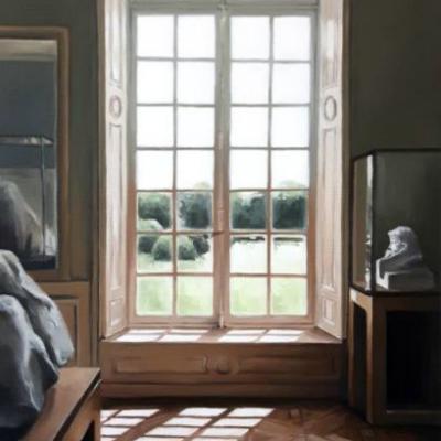 Fenêtre du musée II - 60 x 30 cm (vendu)