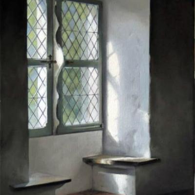 Fenetre du farinier - 60 x 30 cm (vendu)