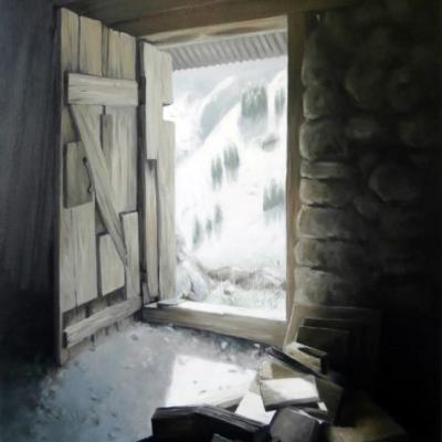 L'alpage - 92 x 65 cm (vendu)