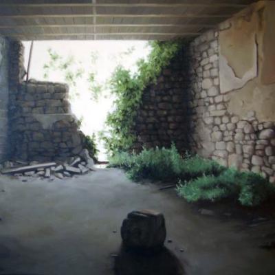 L'ancien moulin - La fracture - 92 x 65 cm