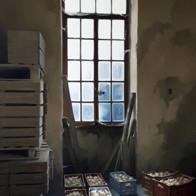 La filature - Les oignons II - 92 x 65 cm (vendu)