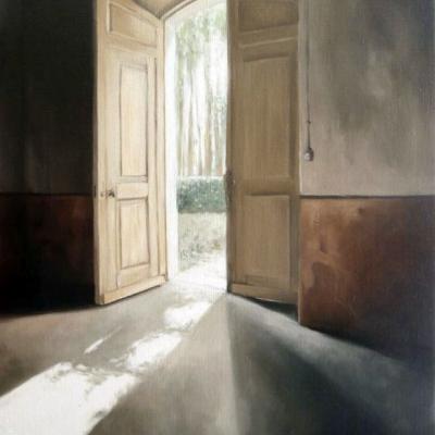 La porte du lavoir - Château d'Avignon (Camargue) - 46 x 33 cm (vendu)