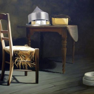 Le grenier de Treignac - 50 x 65 cm