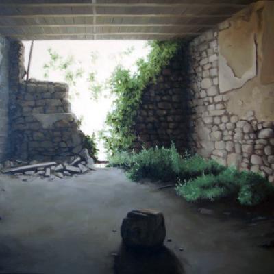 L'ancien moulin - La fracture 65 x 92 cm