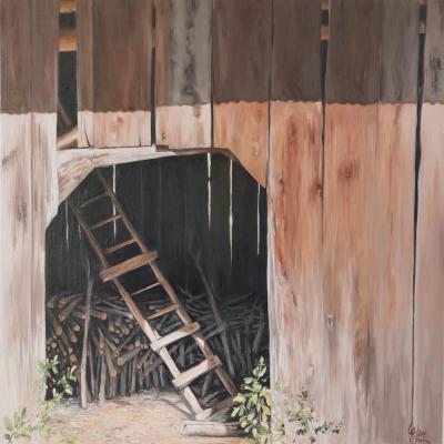 La grange Bonnavaux 50 x 50 cm