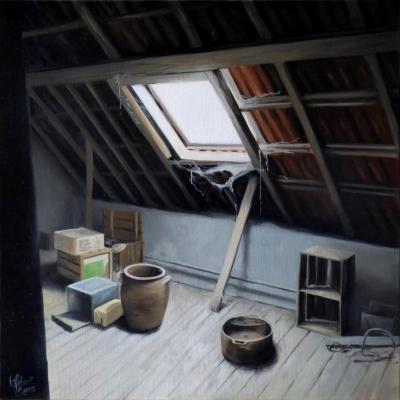 Grenier IV 50 x 50 cm