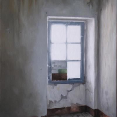 La maison du faubourg - La vitre cassée 46 x 33 cm