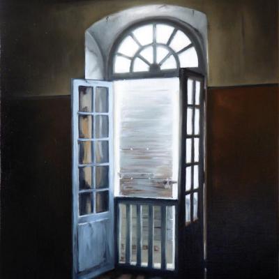 La maison du faubourg 46 x 33 cm