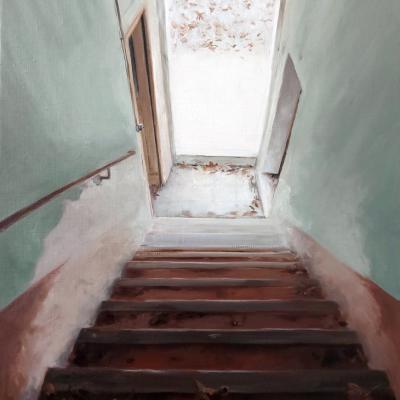 Le Mas - Descente d'escalier 46 x 33 cm