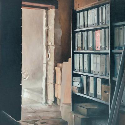 Les archives - 61 x 46 cm