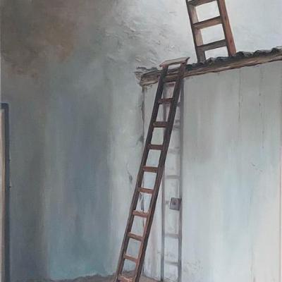 Les échelles - 80 x 40 cm