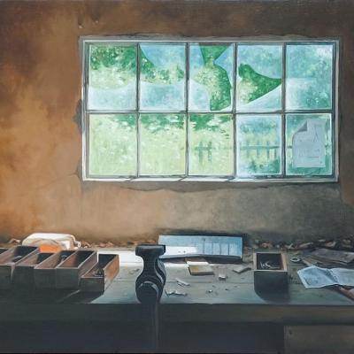 L'établi - 65 x 92 cm